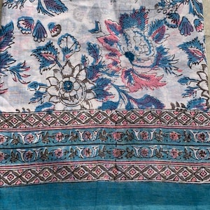 Pareo , sarong light cotton muslin for vacation , home and deco