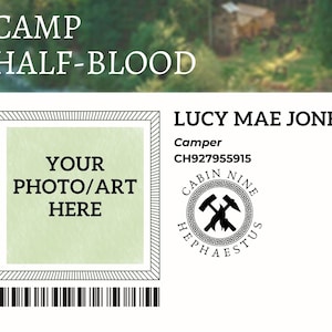 Camp Half-blood Map DIGITAL DOWNLOAD Percy Jackson Camp Map 