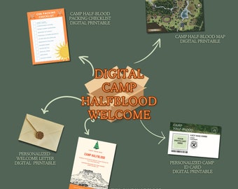 DIGITAL DOWNLOAD Customized Camp Half-Blood Welcome Packet || Personalized Letter from Camp HalfBlood