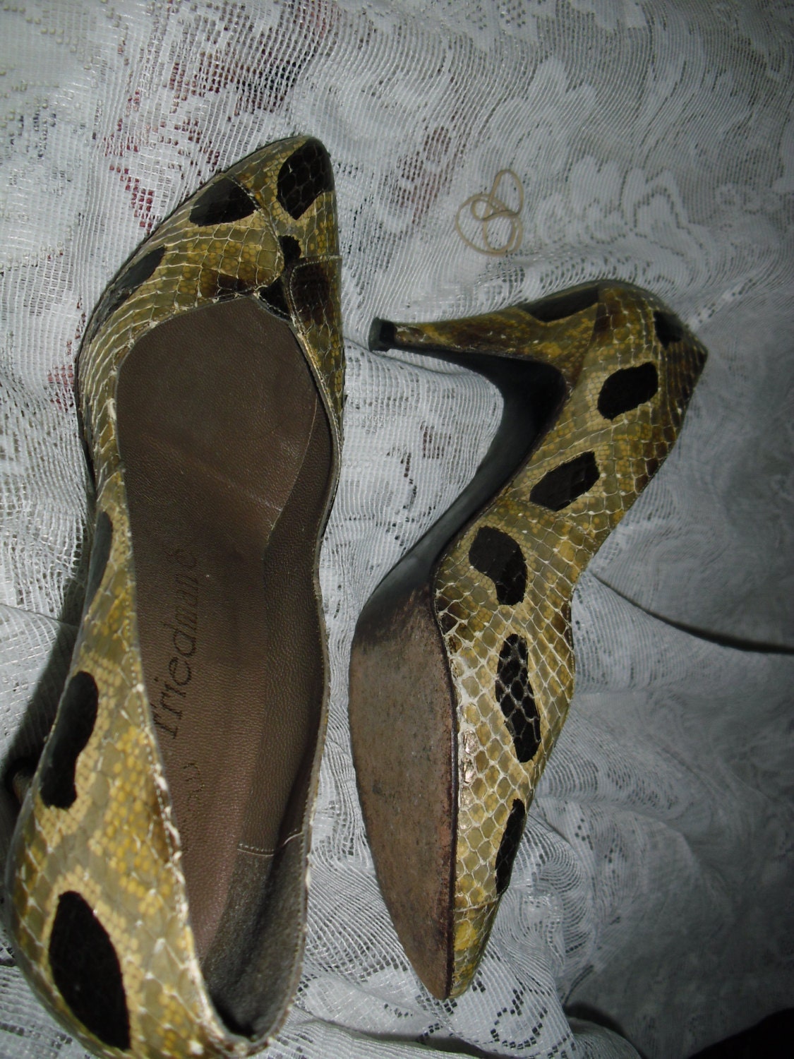 snakeskin designer shoes