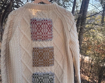 Wool & weaving sweater