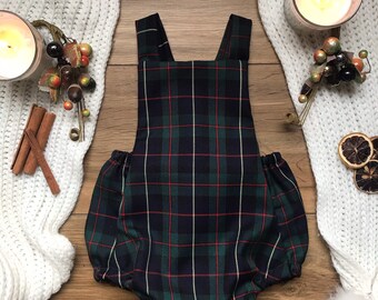 tartan baby clothes