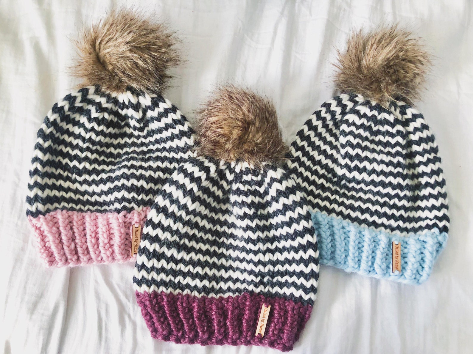 The Rachel Hat // Adult Kids Set// Handmade Called by Name - Etsy