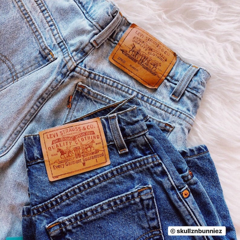 Levi Vintage High Waist Blue Jeans - all sizes, all styles, all washes (light, medium, dark), custom listing filled to order
