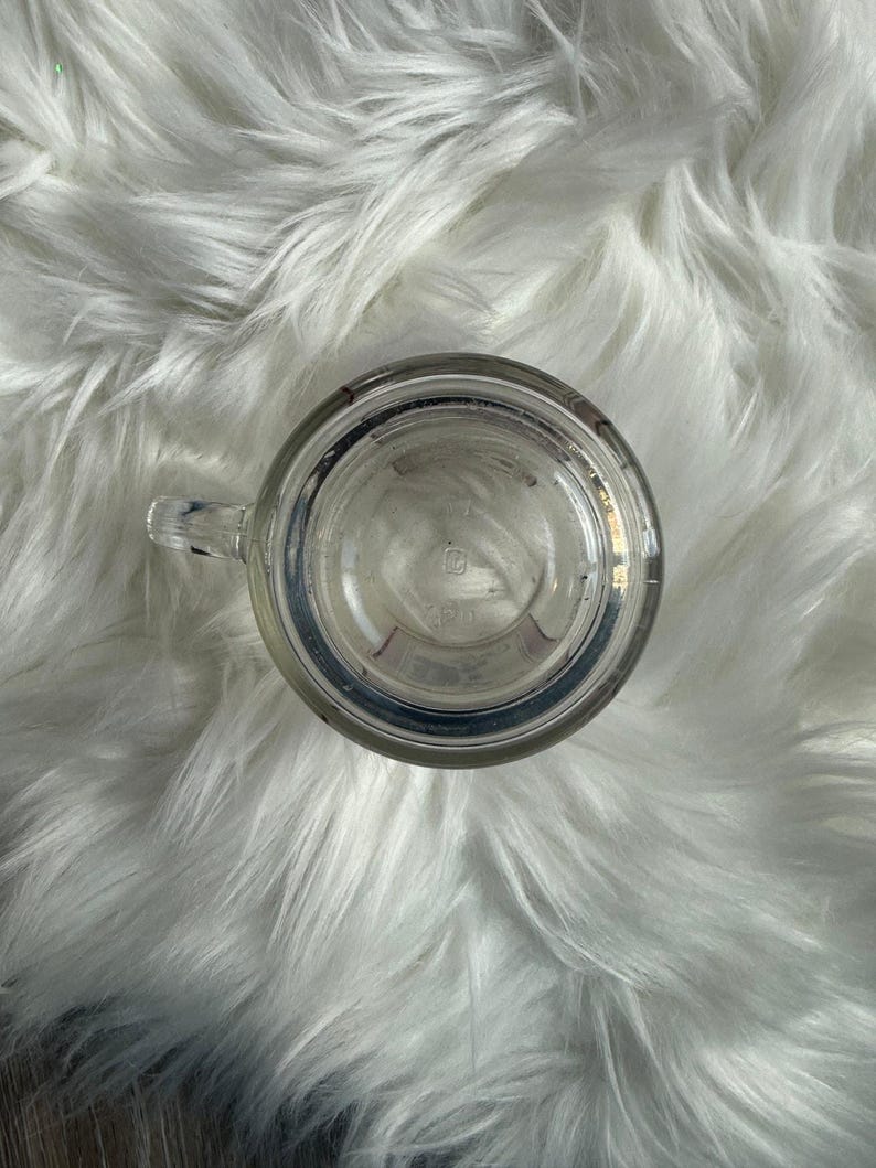 Vintage Cafe Mickey Mouse Disney Glass Mug - EUC image 4