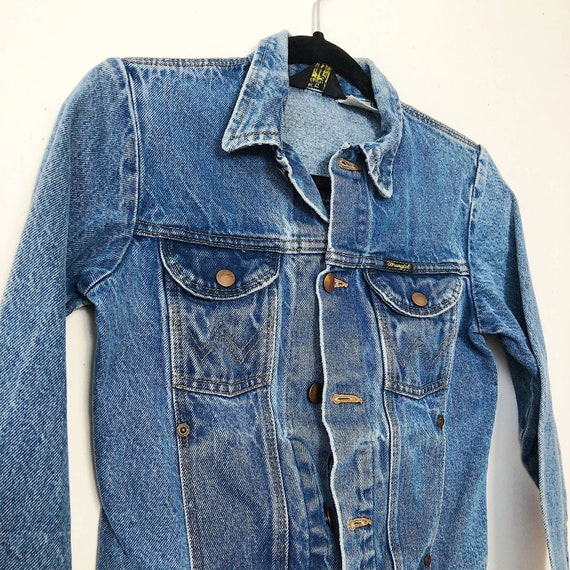 Wrangler Vintage Denim Jacket, Size XS, Made in US