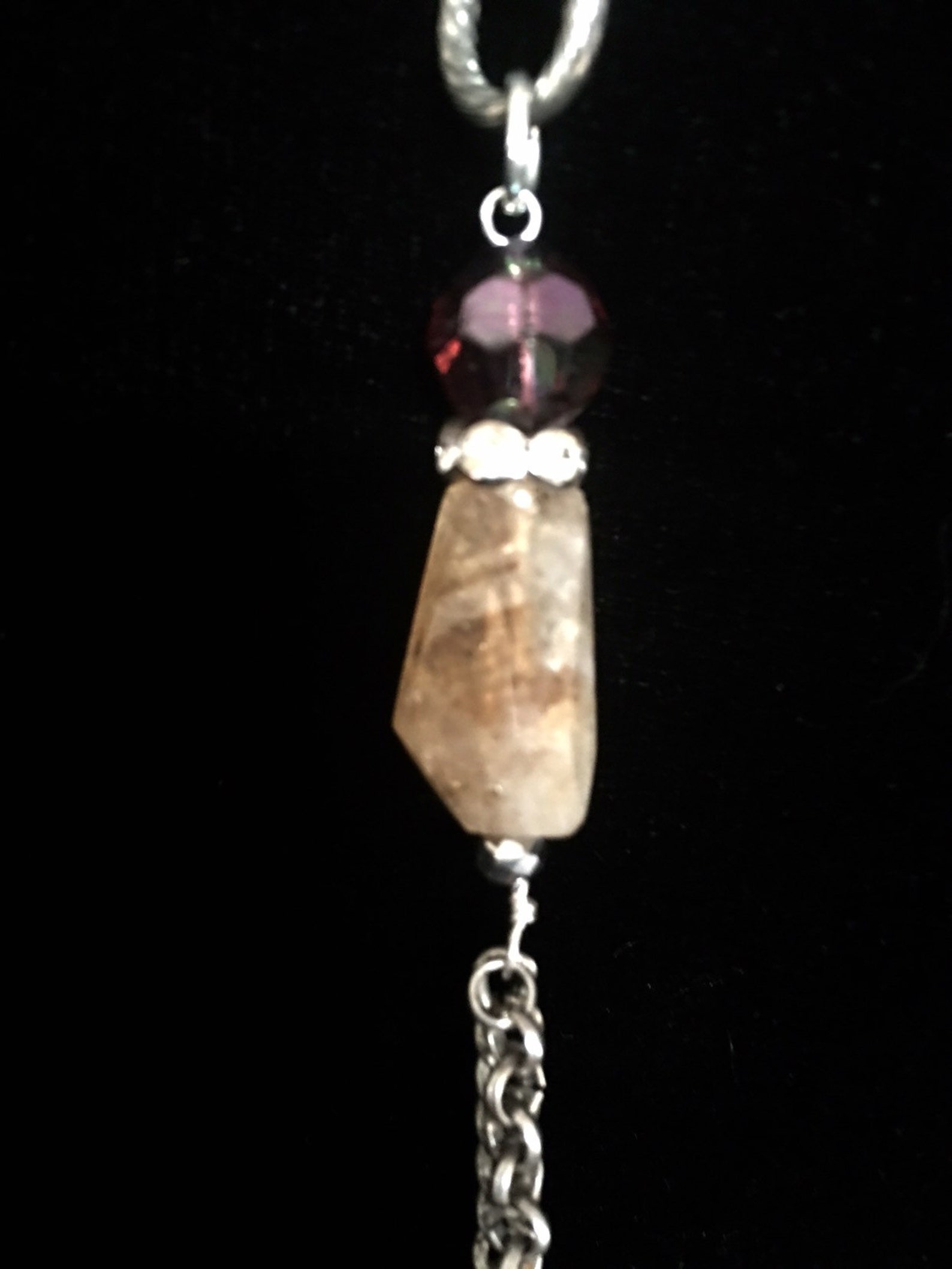 Classic Single Long Strand Necklace W/ Twist Bracelet Etsy