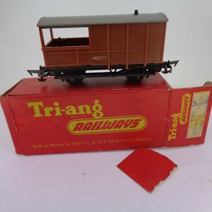 Triang Railways OO Gauge R124 Brake Van (Long Wheelbase) W6297 Boxed