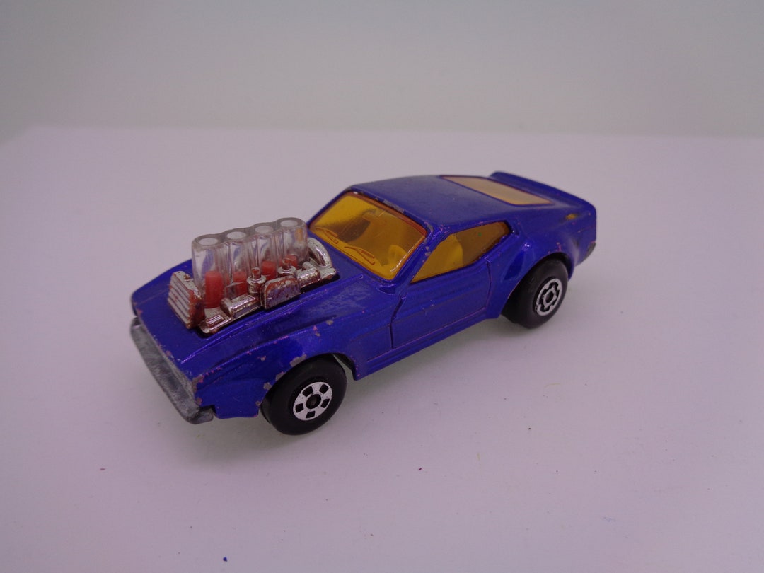 1977年 Matchbox No.10 Piston Popper Vintage Lesney Matchbox Rolamatics No.10 Mustang Piston Popper