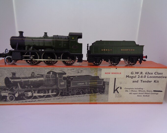 Vintage N&K C Keyser Metal Kit Built GWR 63XX Class Mogul Etsy