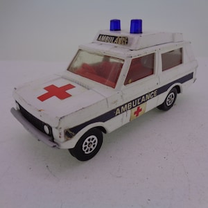Vintage Corgi Toys Diecast Whizzwheels - Vigilant Range Rover Ambulance