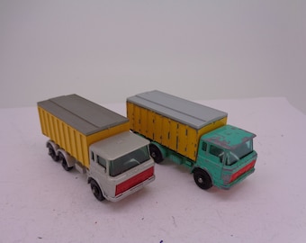 1960s Lesney Moko Matchbox diecast No.47c DAF Tipper container truck