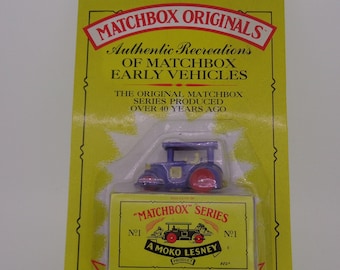 1992 Matchbox Originals - Authentic Recreations of Matchbox early vehicles No.1 Aveling Barford Road Roller - Boxed