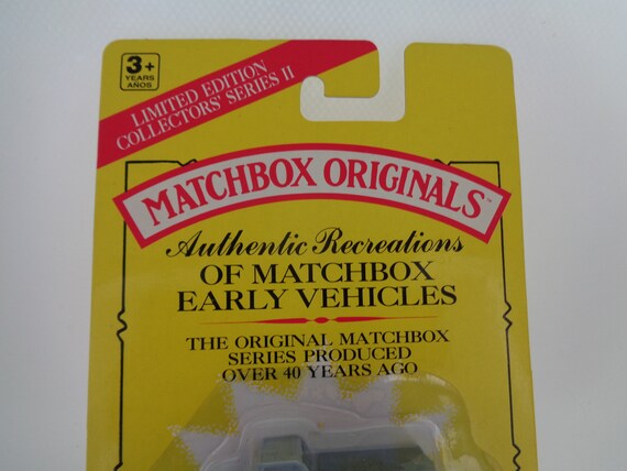 1992 Matchbox Originals - Authentic Recreations of Matchbox