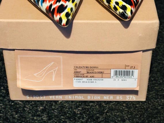 Miu Miu high heeled multicoloured leopard print s… - image 5