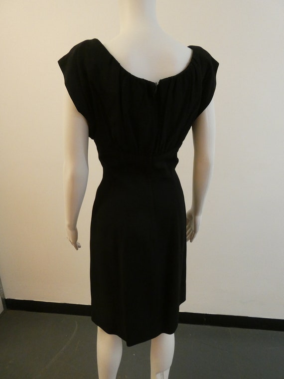 1950's GIGI YOUNG Black Wiggle dress - image 7