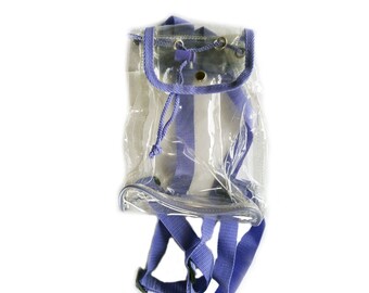 90s Transparent PVC Mini Backpack