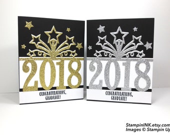 2024 Handmade Graduation Card: Stampin Up, Graduate, College or High School Graduation