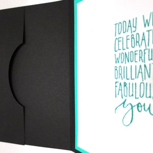 Birthday Money Holder Card: Stampin Up, Birthday Confetti, Random Selection from Above image 9