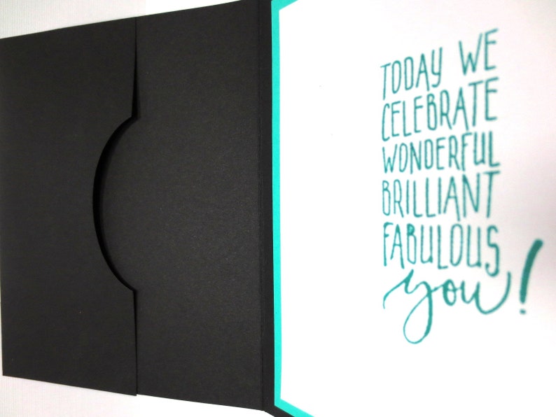 Birthday Money Holder Card: Stampin Up, Birthday Confetti, Random Selection from Above image 9