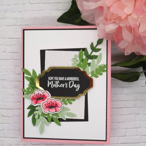 Handmade Mothers Day Card: Stampin Up Card for MOM