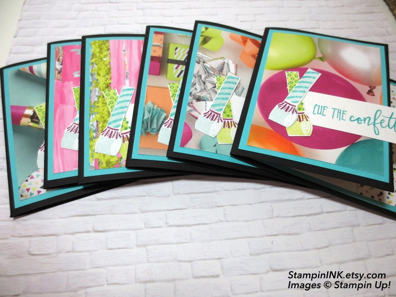 Birthday Money Holder Card: Stampin Up, Birthday Confetti, Random Selection from Above image 2