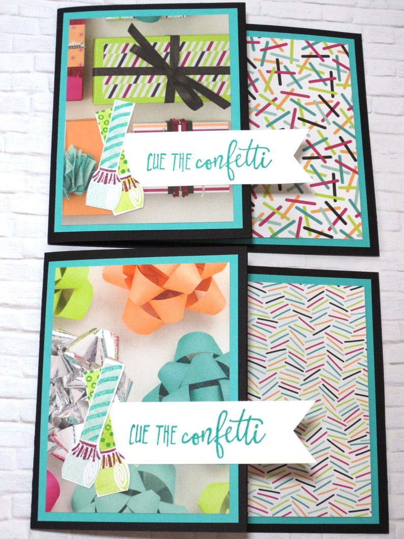 Birthday Money Holder Card: Stampin Up, Birthday Confetti, Random Selection from Above image 3