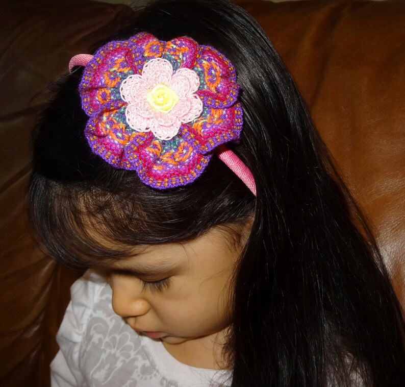 Handmade Peruvian Headband for Girls image 1