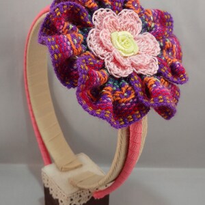 Handmade Peruvian Headband for Girls image 2