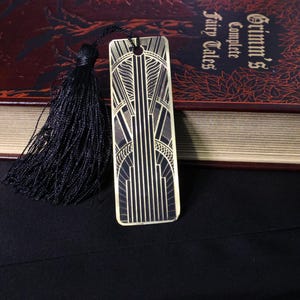 Art Deco Brass Bookmarks Style 3