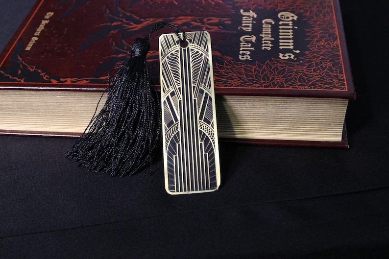 Art Deco Brass Bookmarks Style 3