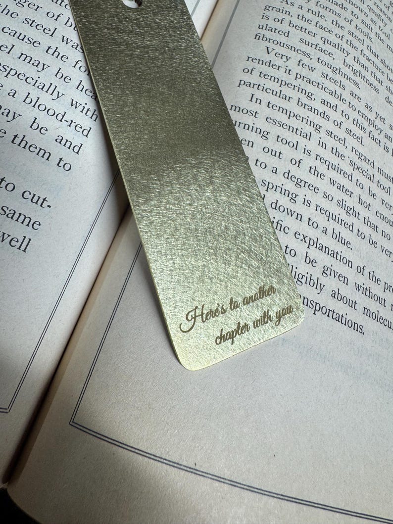 Art Deco Brass Bookmarks Bild 5