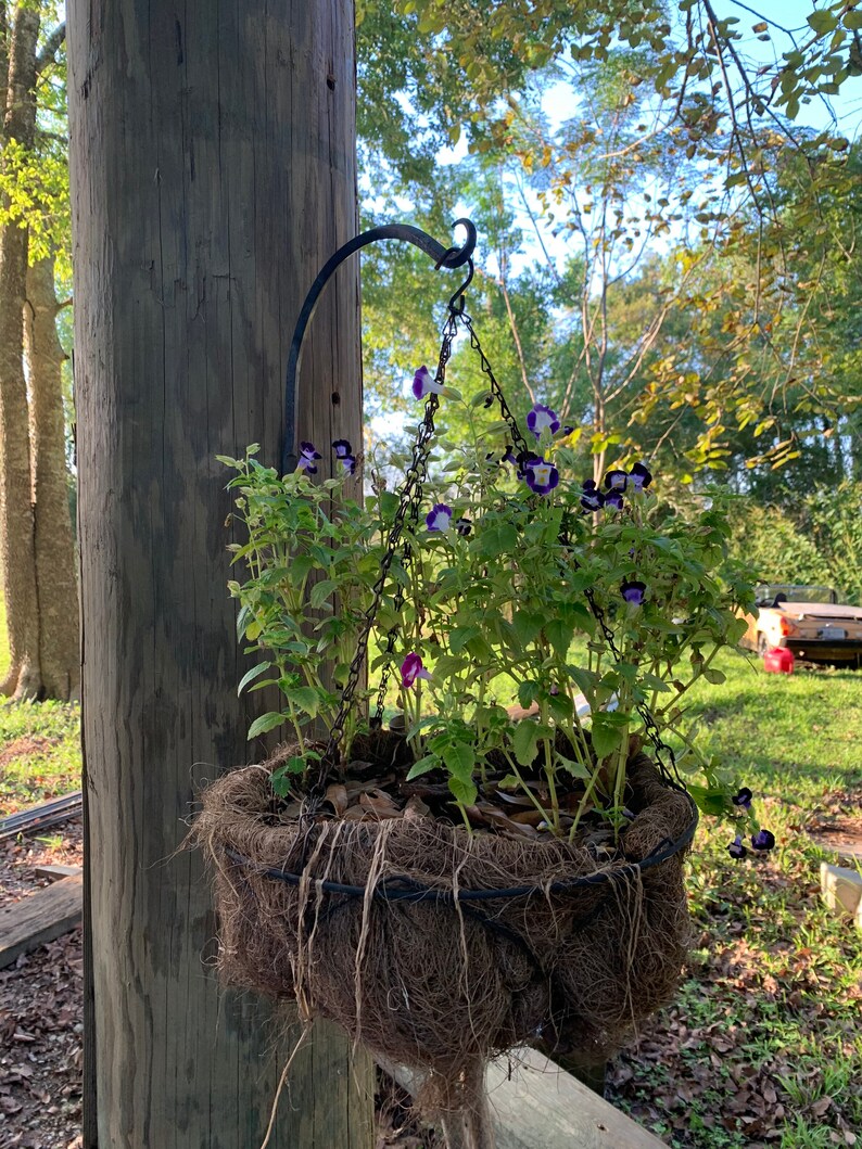 Hand Hanging Basket Hook Etsy