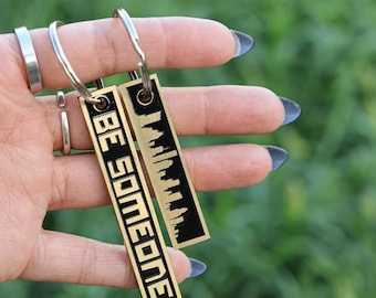 Be Someone Houston keychain or bag charm