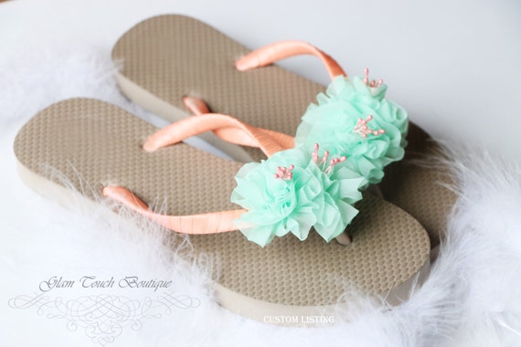 bridesmaid flip flops cheap