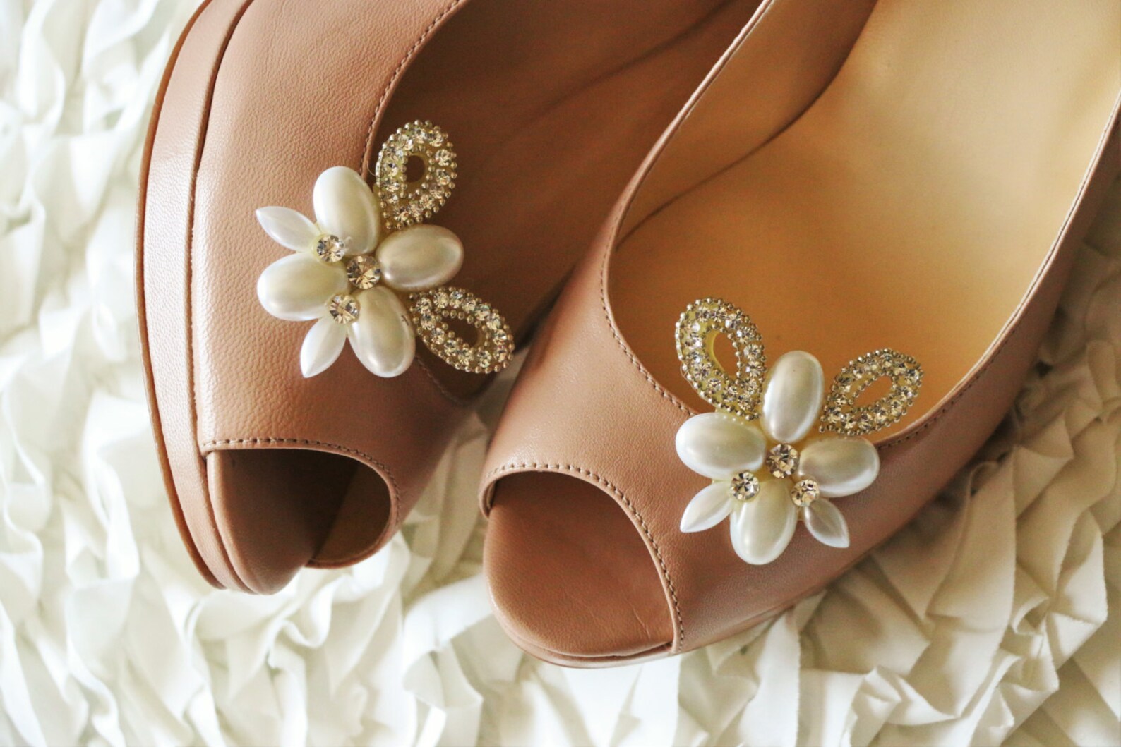 Bridal Shoe Clips Rhinestone shoe clipsShoe Clipswedding Etsy