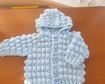 Crochet Baby Hoody/Cardigan