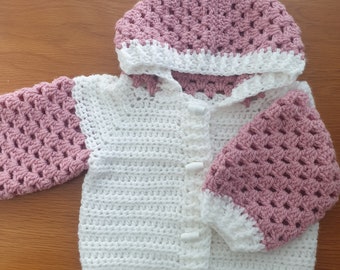 Crochet Baby Hoody/Cardigan