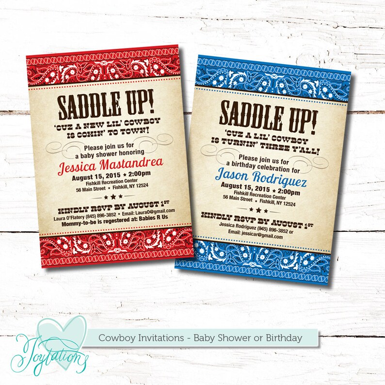 cowboy diapers and wipes raffle ticket insert card and sign etsy