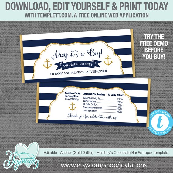 hershey's baby shower