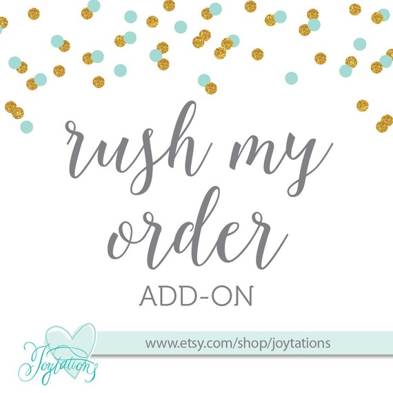 RUSH MY ORDER - Get your digital files the next business day Il_570xn