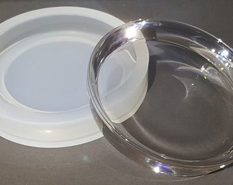 Round Dish / Bowl 16cm x 3cm Food & Heat Safe Silicone Mould.  For Resin, Plaster, Concrete, Jesmonite etc