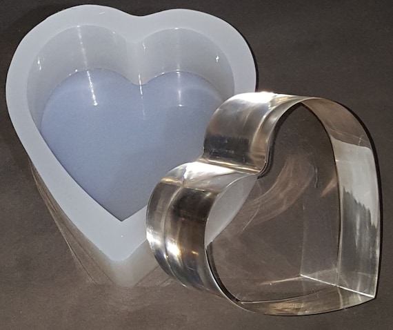 Moule coeur en PVC cristal