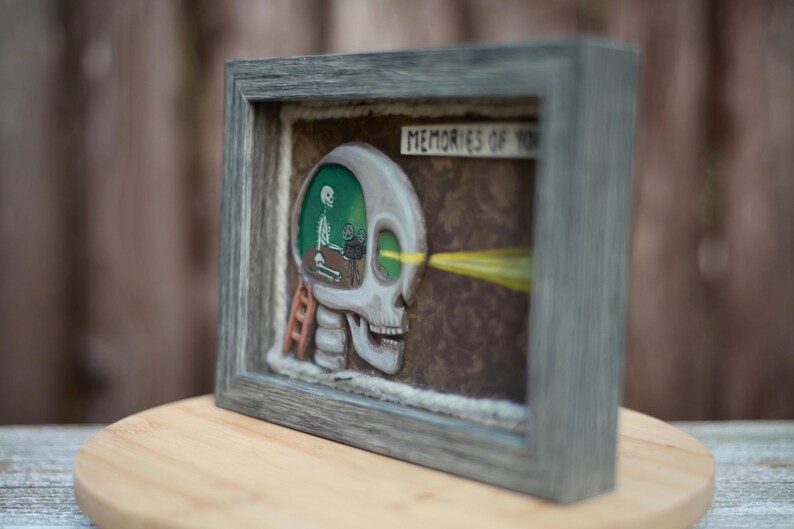 Commemorance, Mourning, Shadow Box, Gothic Art, OOAK, Shimmy World ...