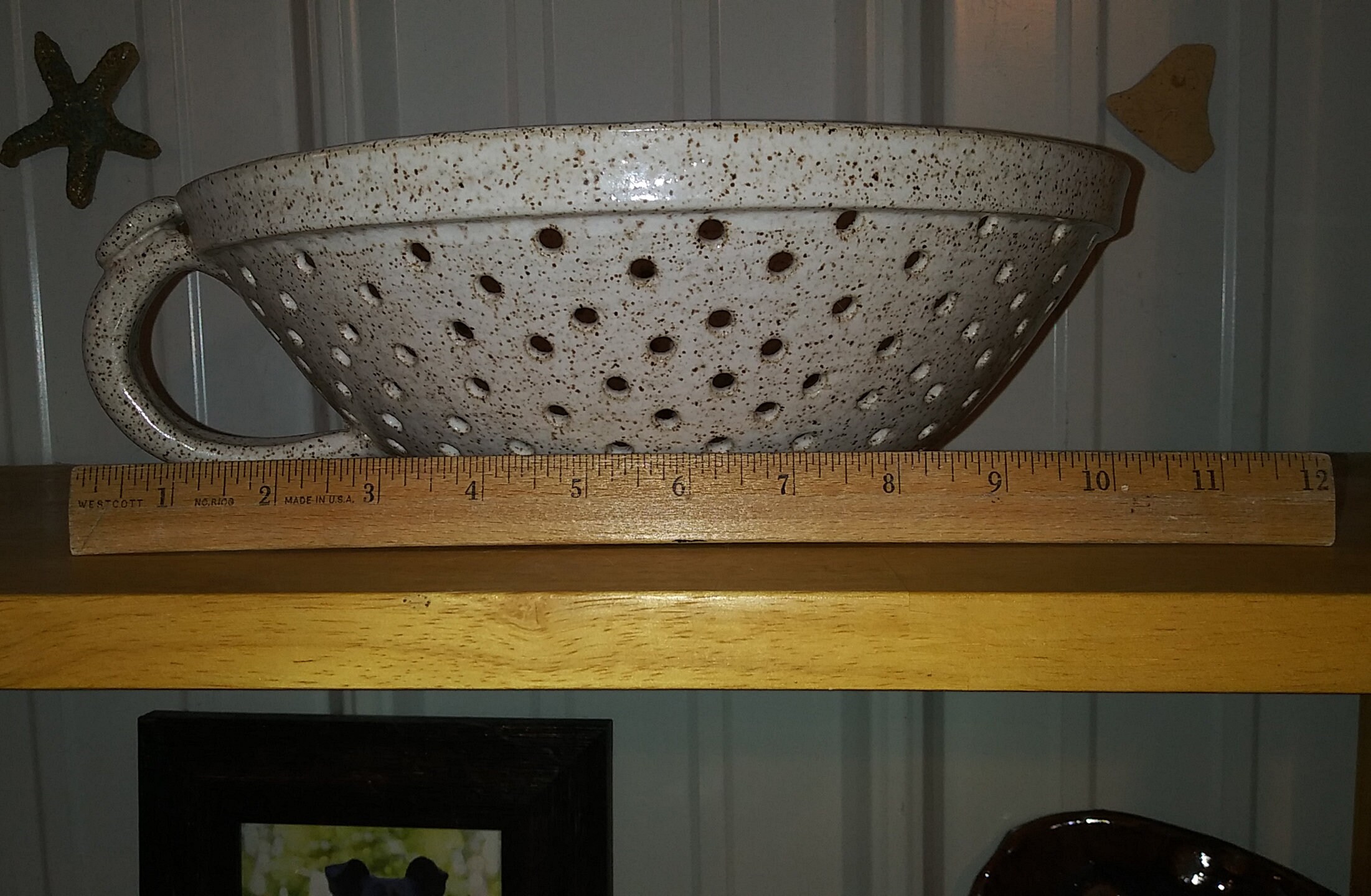 Ceramic Colander Extra Large Colander Etsy