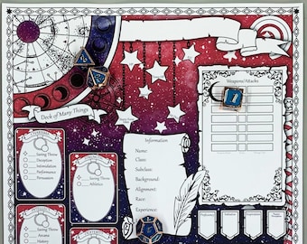 Druid Circle of the Stars DnD 5e Character Sheet