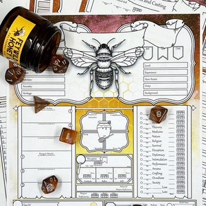 Pathfinder | Pathfinder 2e | Character Sheet | Pathfinder Character Journal | Pathfinder Fillable PDF | Pathfinder Notebook | Feywild Honey