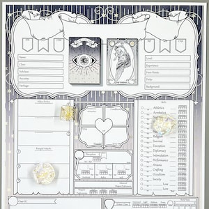 O Oráculo Pathfinder | Pathfinder 2e | Ficha de Personagem | Diário de Personagem Pathfinder | PDF Preenchável Pathfinder | Caderno Pathfinder