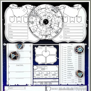 Pathfinder | Pathfinder 2e | Character Sheet | Pathfinder Character Journal | Pathfinder Fillable PDF | TTRPG | Stargazer Prestige