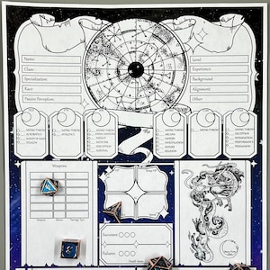 Druid Circle of the Stars DnD 5e Character Sheet
